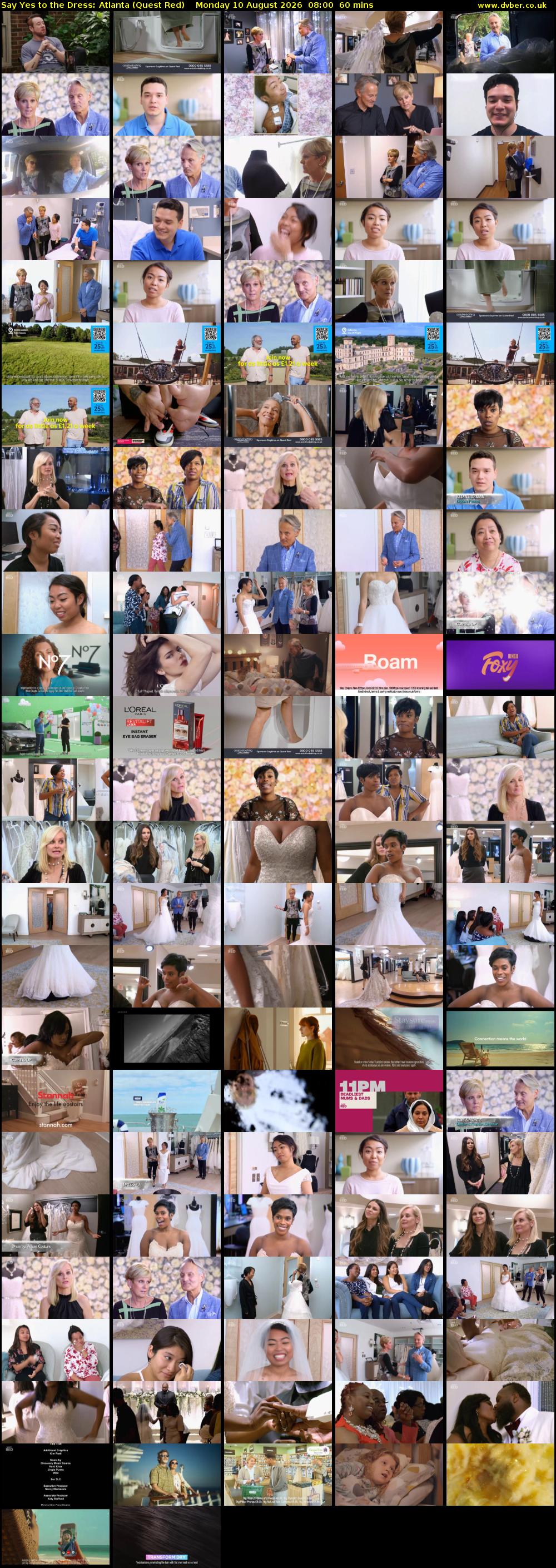 Say Yes to the Dress: Atlanta (Quest Red) Monday 10 August 2026 08:00 - 09:00