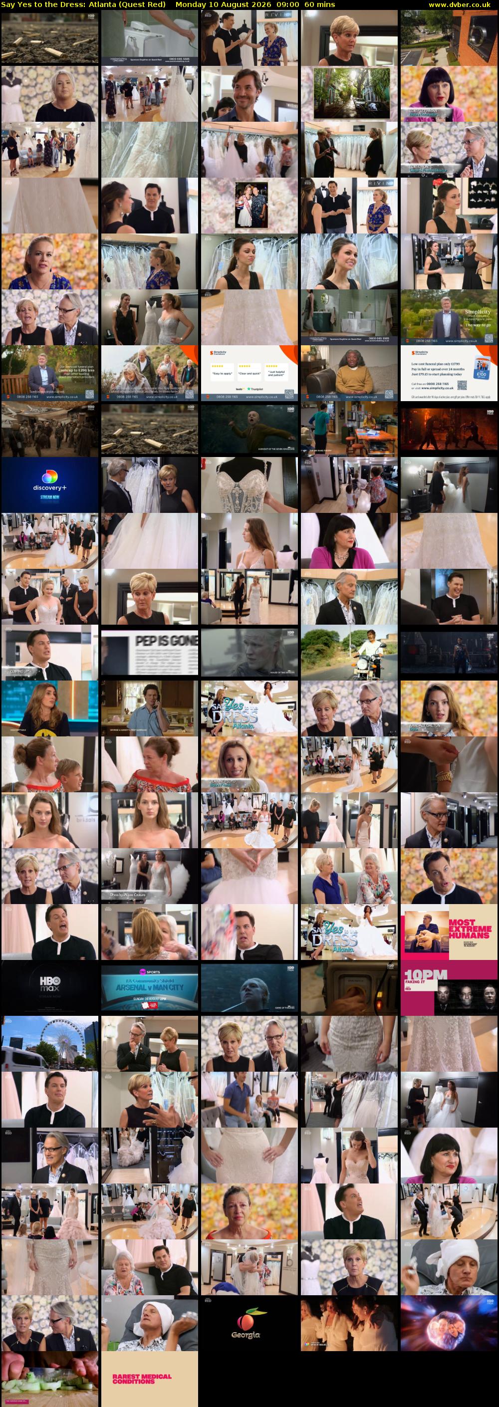 Say Yes to the Dress: Atlanta (Quest Red) Monday 10 August 2026 09:00 - 10:00