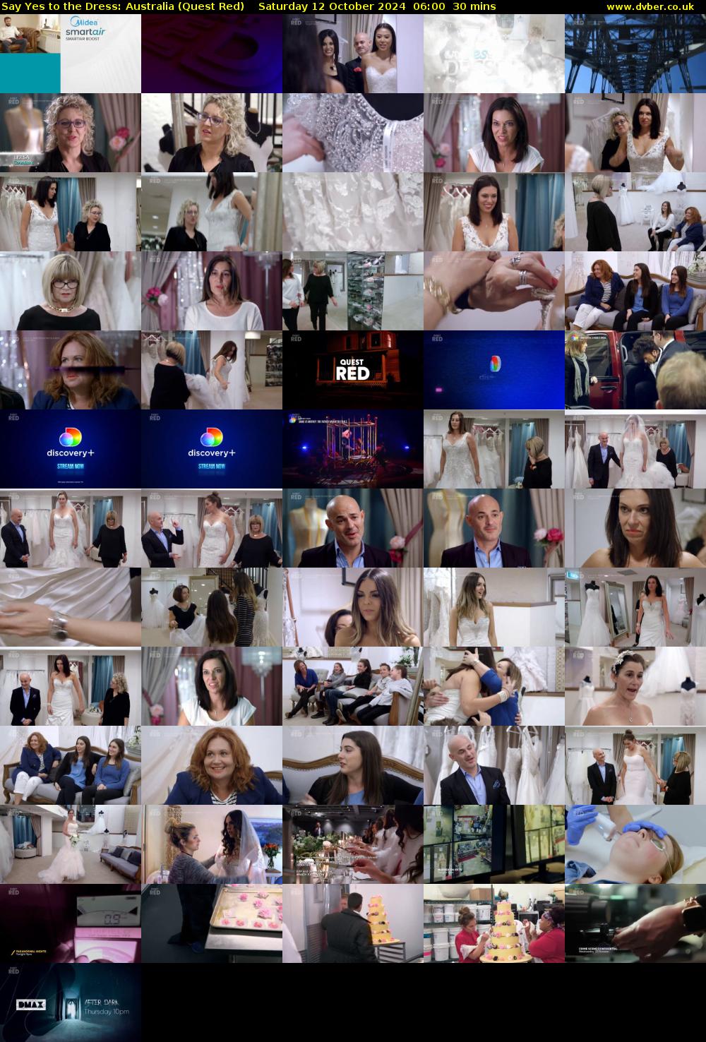 Say Yes to the Dress: Australia (Quest Red) Saturday 12 October 2024 06:00 - 06:30