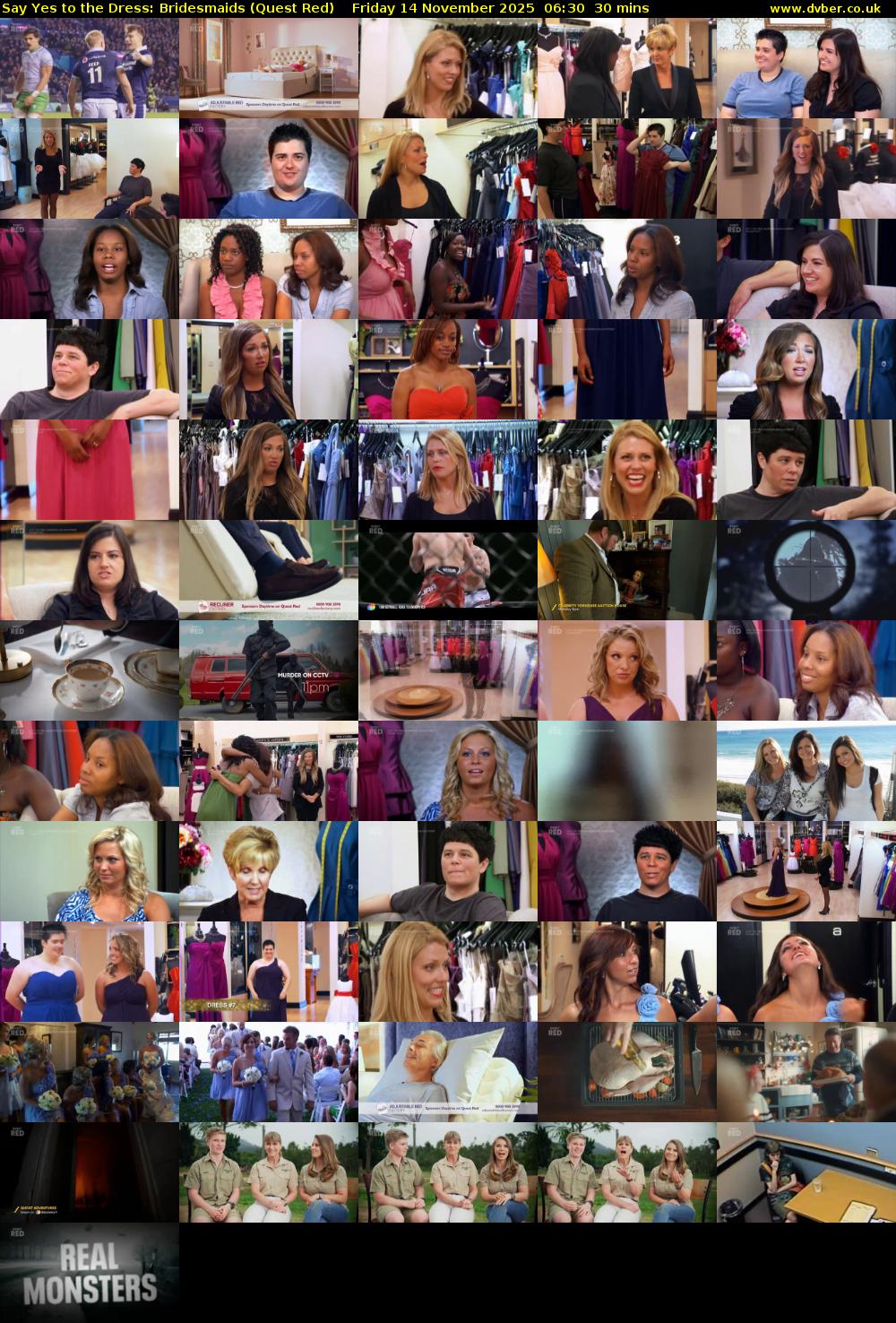 Say Yes to the Dress: Bridesmaids (Quest Red) Friday 14 November 2025 06:30 - 07:00