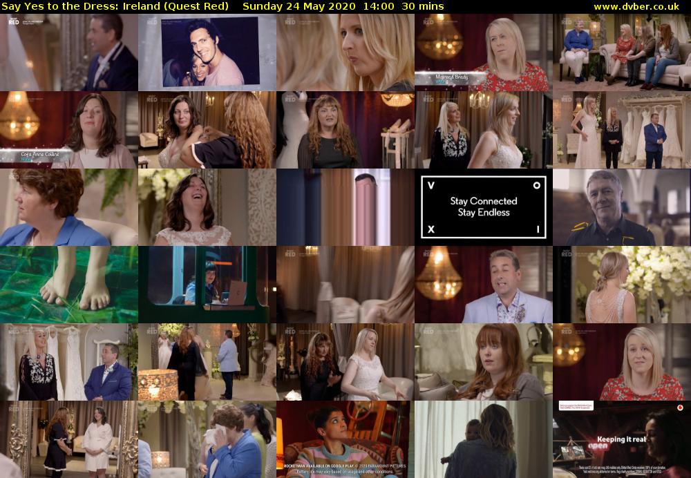 Say Yes to the Dress: Ireland (Quest Red) Sunday 24 May 2020 14:00 - 14:30