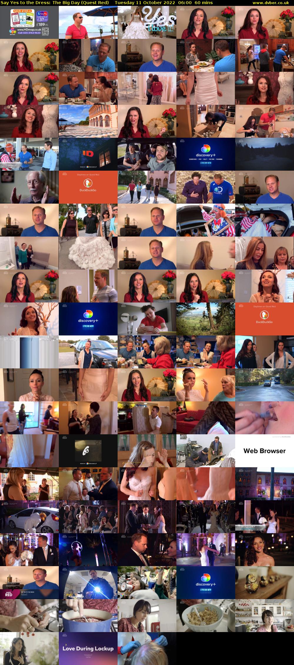 Say Yes to the Dress: The Big Day (Quest Red) Tuesday 11 October 2022 06:00 - 07:00