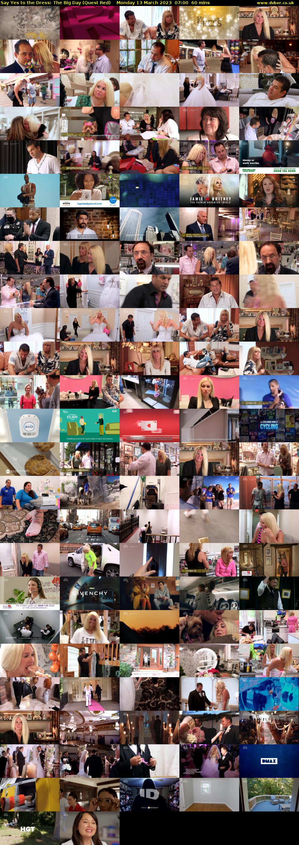 Say Yes to the Dress: The Big Day (Quest Red) Monday 13 March 2023 07:00 - 08:00