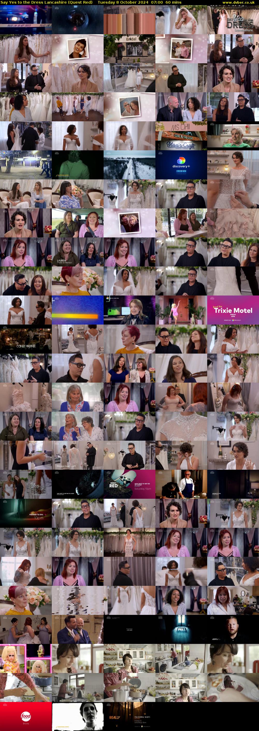 Say Yes to the Dress Lancashire (Quest Red) Tuesday 8 October 2024 07:00 - 08:00