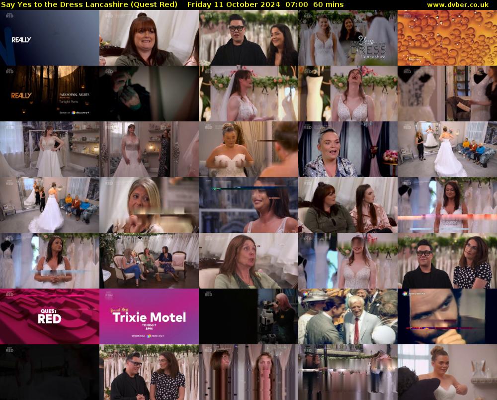 Say Yes to the Dress Lancashire (Quest Red) Friday 11 October 2024 07:00 - 08:00