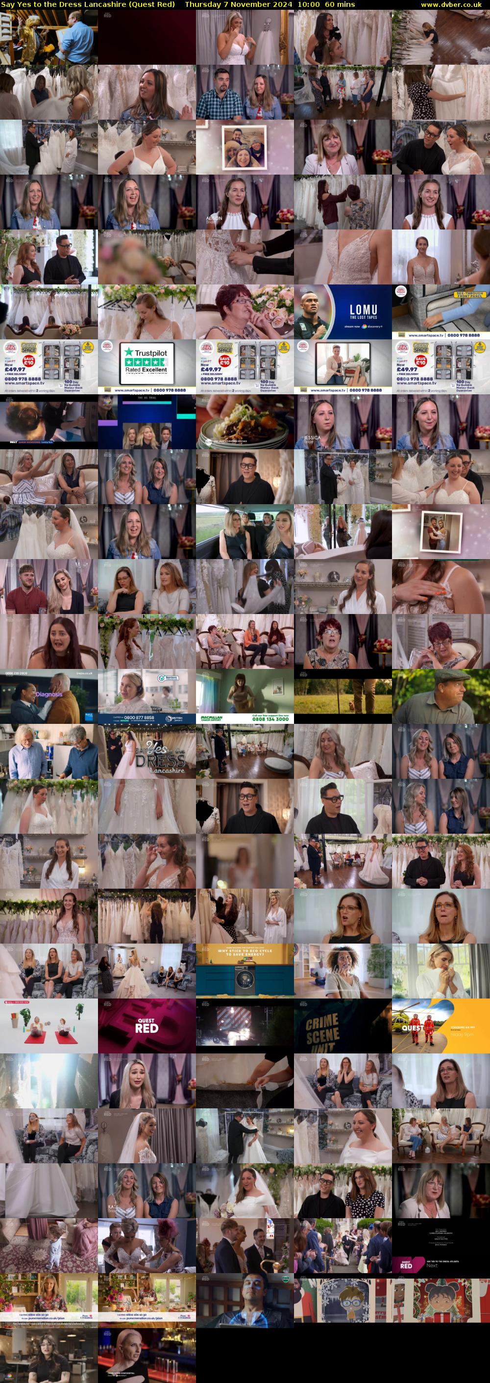 Say Yes to the Dress Lancashire (Quest Red) Thursday 7 November 2024 10:00 - 11:00