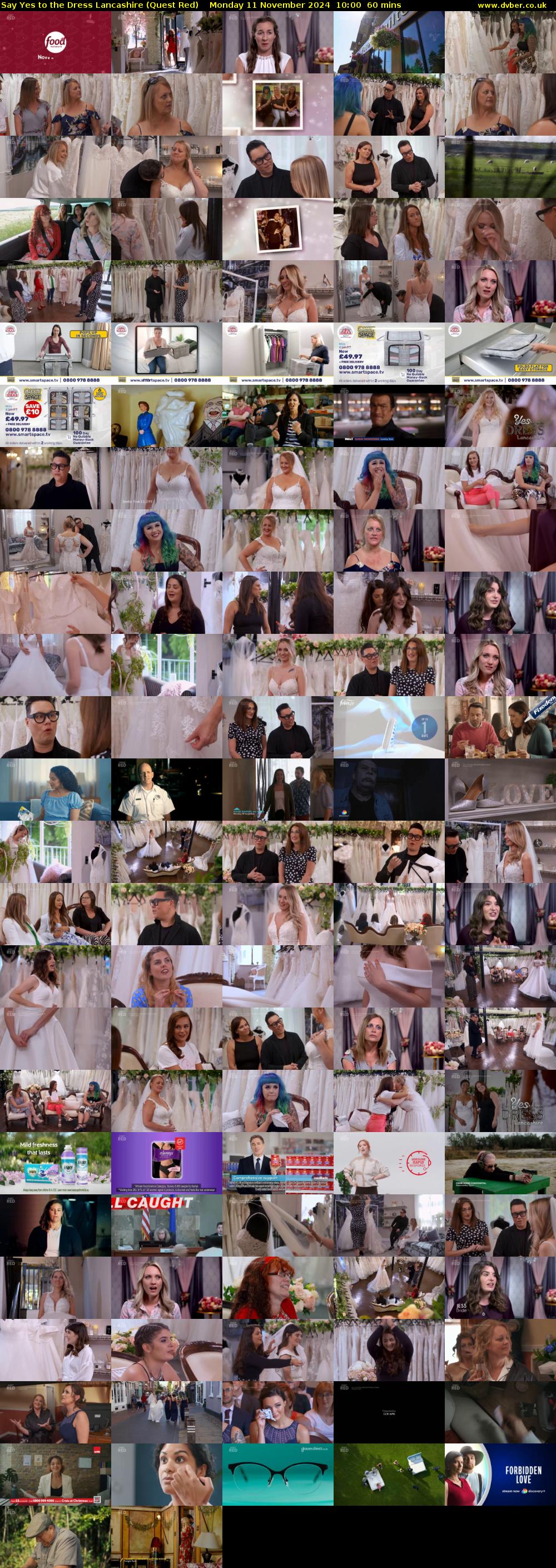 Say Yes to the Dress Lancashire (Quest Red) Monday 11 November 2024 10:00 - 11:00