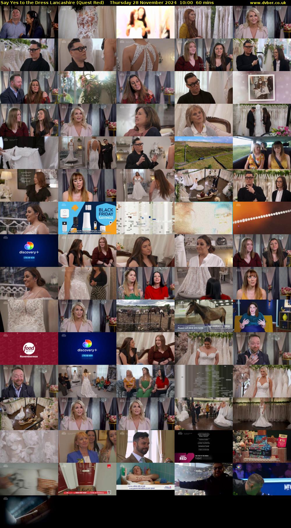 Say Yes to the Dress Lancashire (Quest Red) Thursday 28 November 2024 10:00 - 11:00