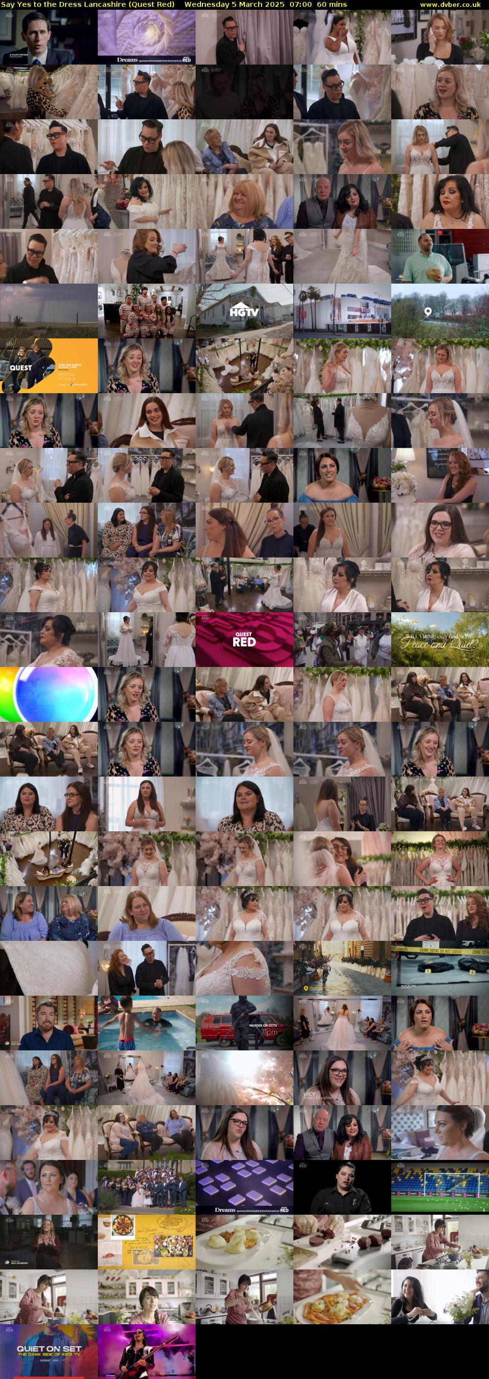 Say Yes to the Dress Lancashire (Quest Red) Wednesday 5 March 2025 07:00 - 08:00