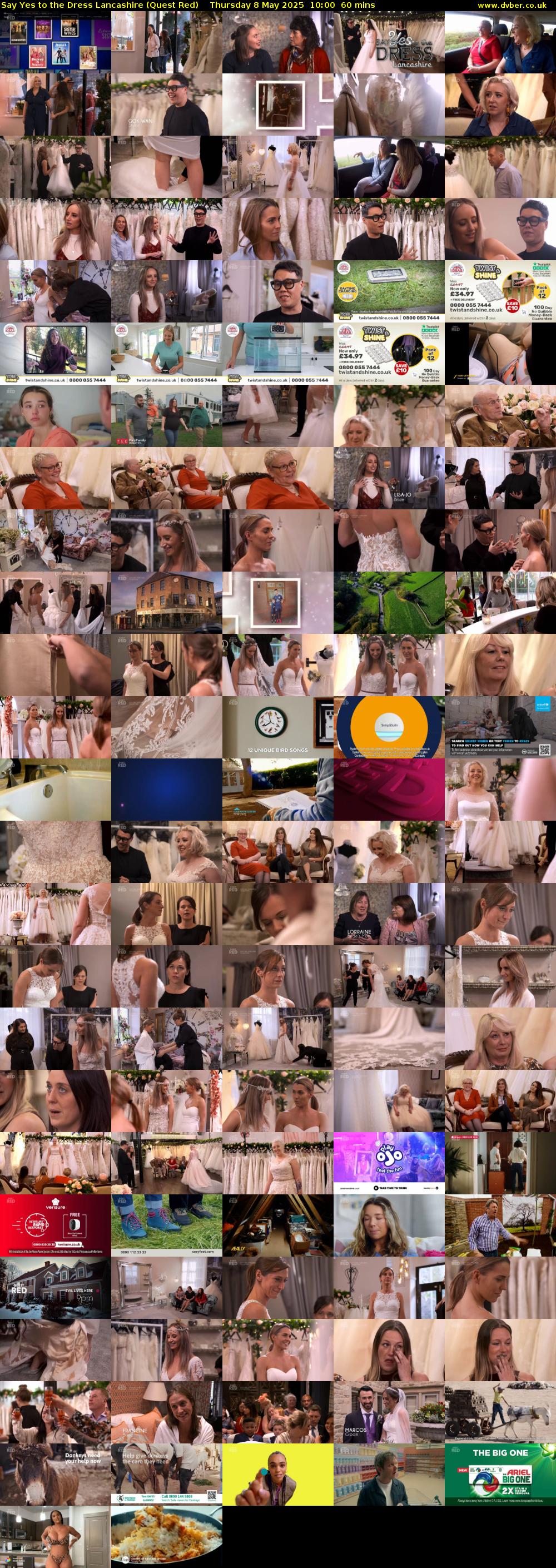 Say Yes to the Dress Lancashire (Quest Red) Thursday 8 May 2025 10:00 - 11:00