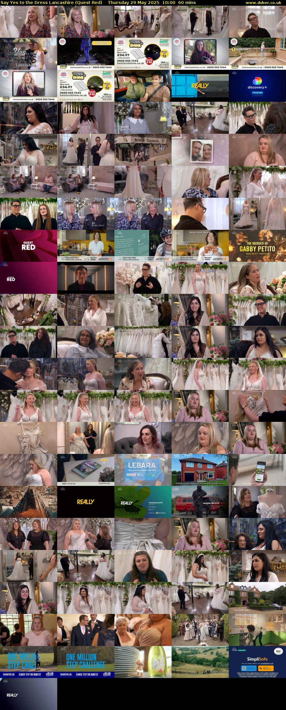 Say Yes to the Dress Lancashire (Quest Red) Thursday 29 May 2025 10:00 - 11:00