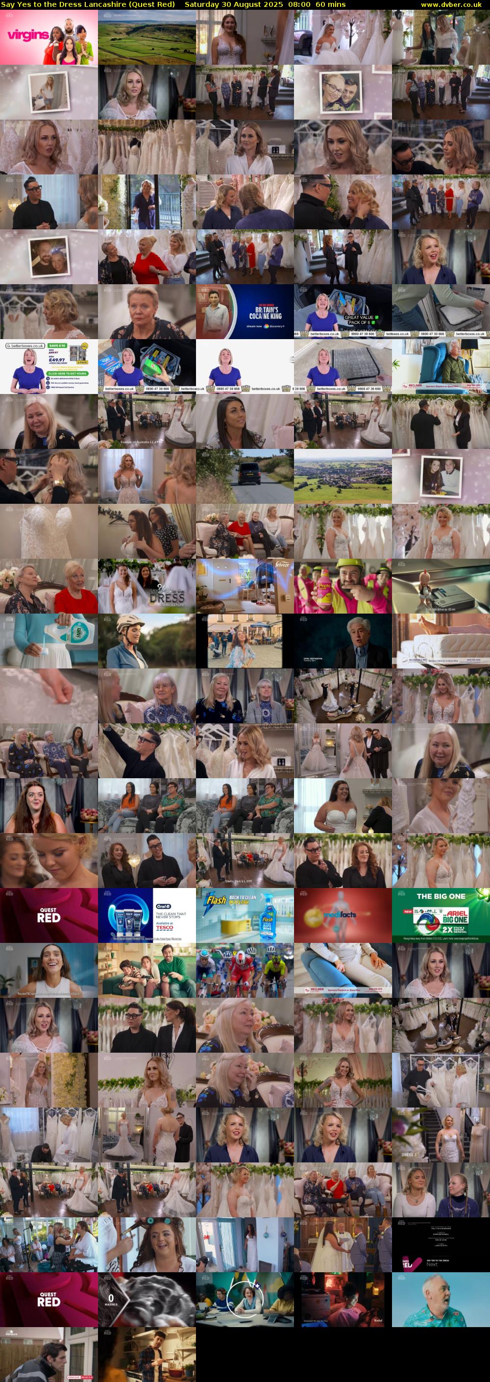 Say Yes to the Dress Lancashire (Quest Red) Saturday 30 August 2025 08:00 - 09:00