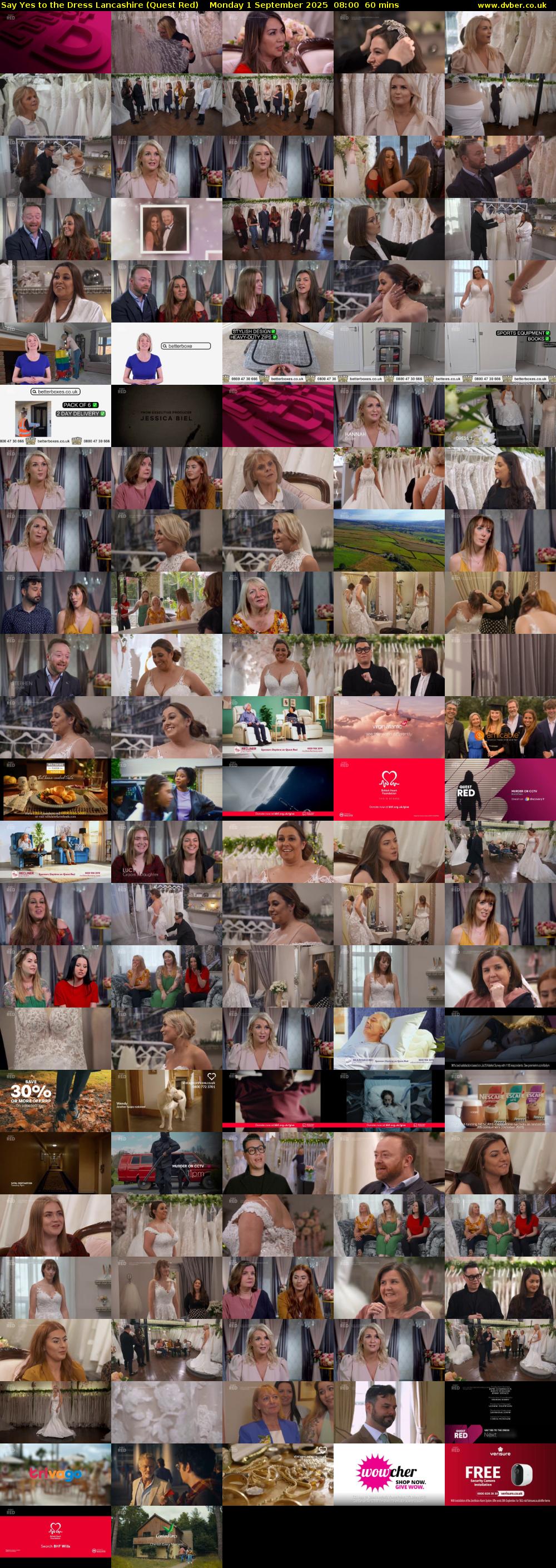 Say Yes to the Dress Lancashire (Quest Red) Monday 1 September 2025 08:00 - 09:00