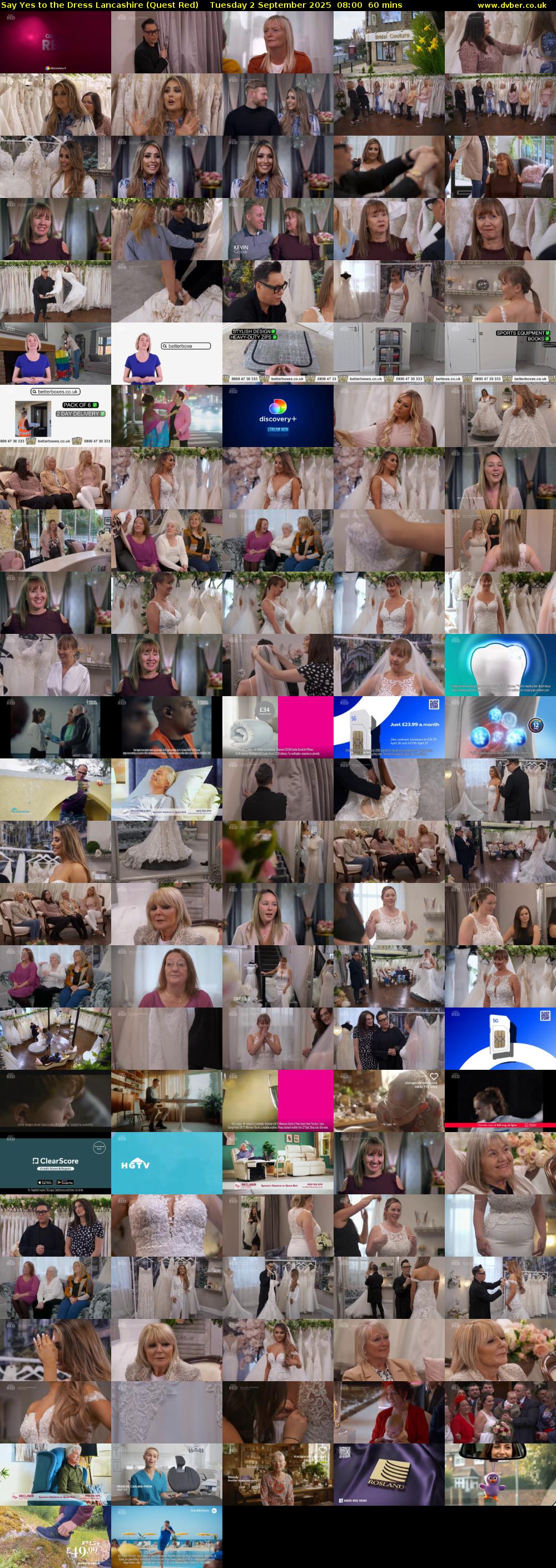 Say Yes to the Dress Lancashire (Quest Red) Tuesday 2 September 2025 08:00 - 09:00