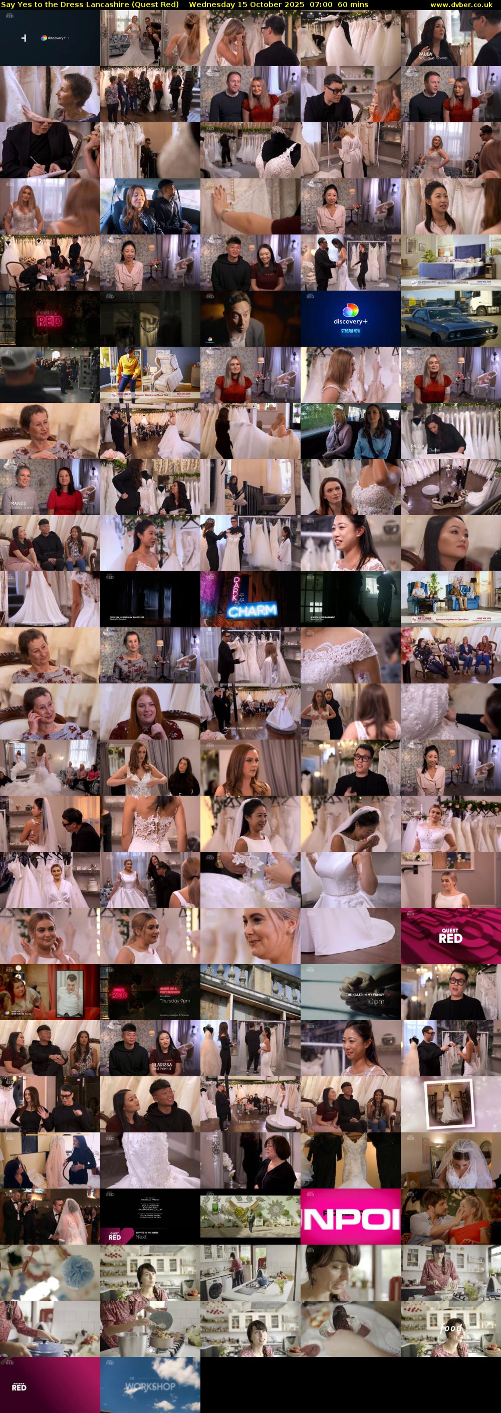 Say Yes to the Dress Lancashire (Quest Red) Wednesday 15 October 2025 07:00 - 08:00