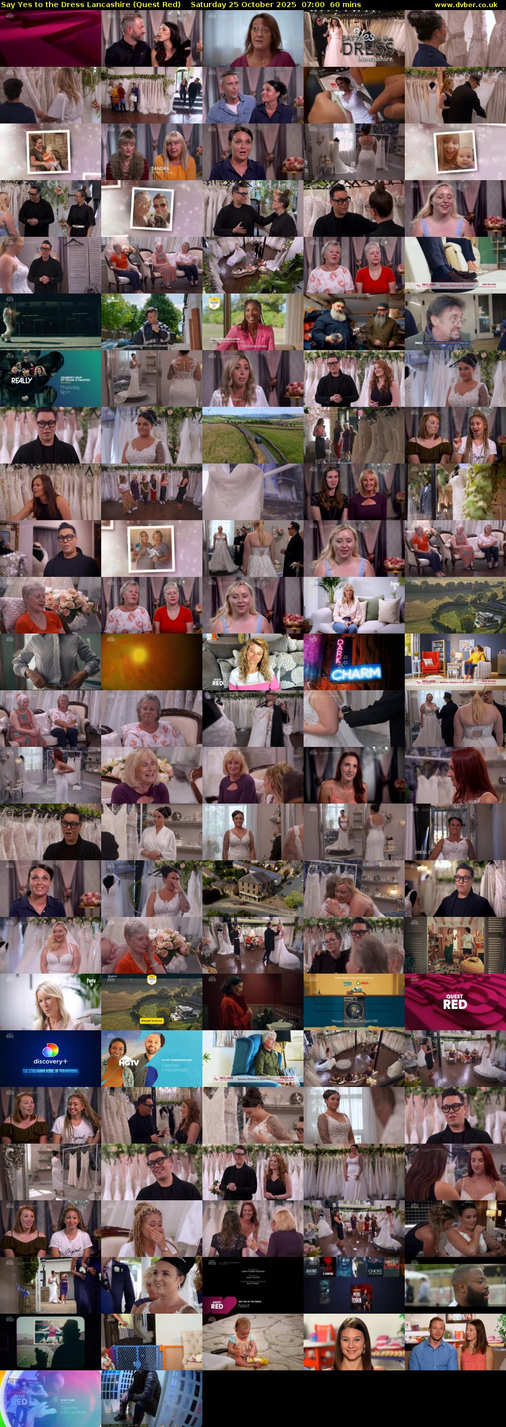 Say Yes to the Dress Lancashire (Quest Red) Saturday 25 October 2025 07:00 - 08:00