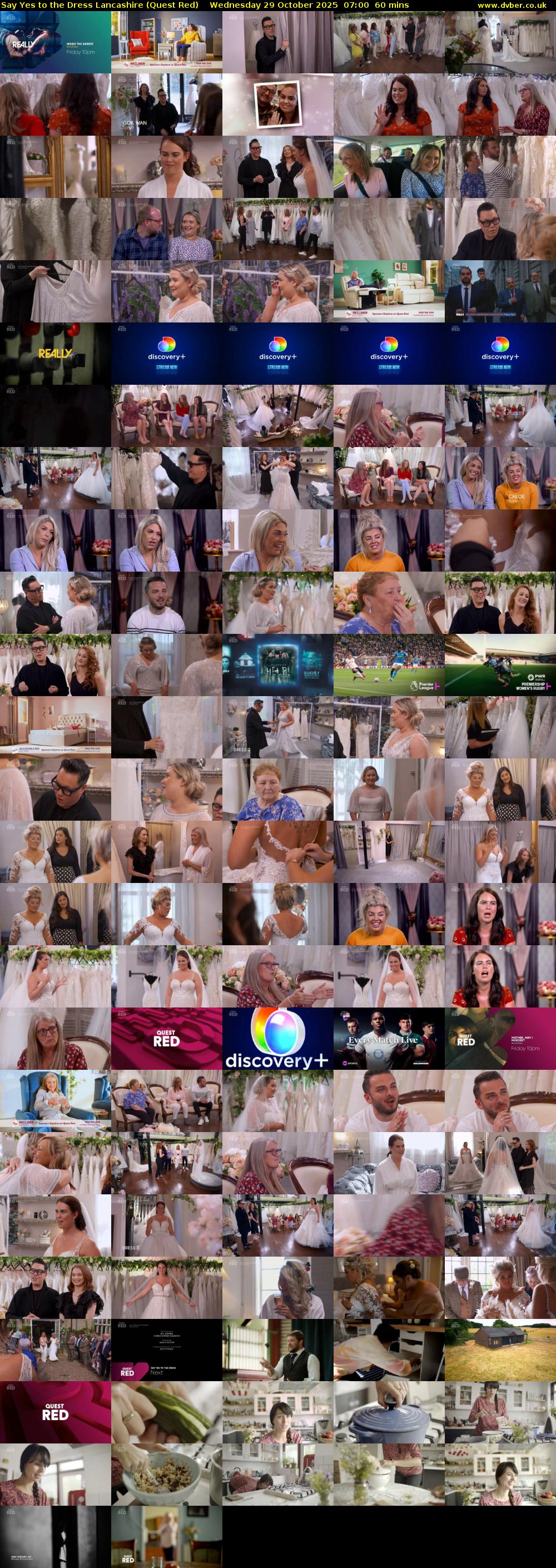 Say Yes to the Dress Lancashire (Quest Red) Wednesday 29 October 2025 07:00 - 08:00