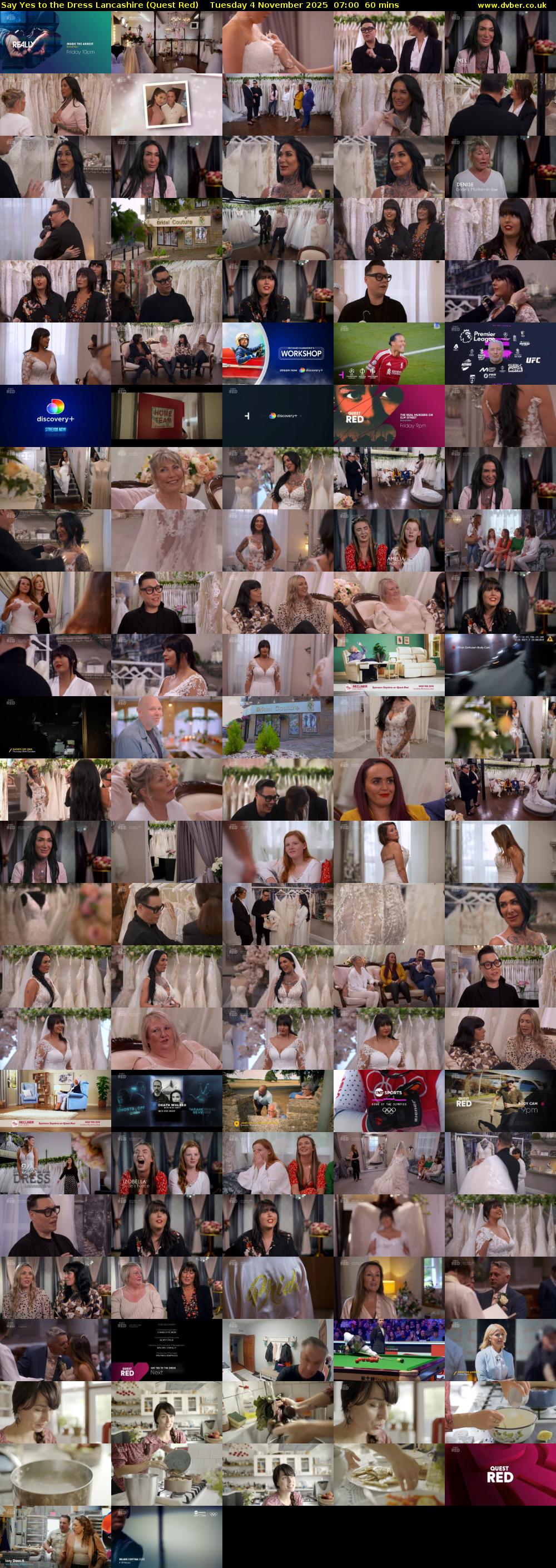Say Yes to the Dress Lancashire (Quest Red) Tuesday 4 November 2025 07:00 - 08:00