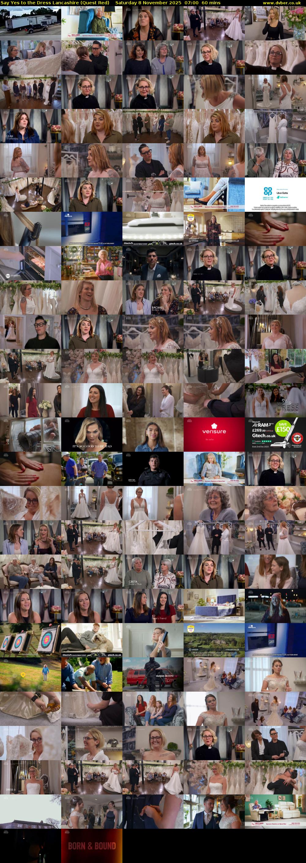 Say Yes to the Dress Lancashire (Quest Red) Saturday 8 November 2025 07:00 - 08:00