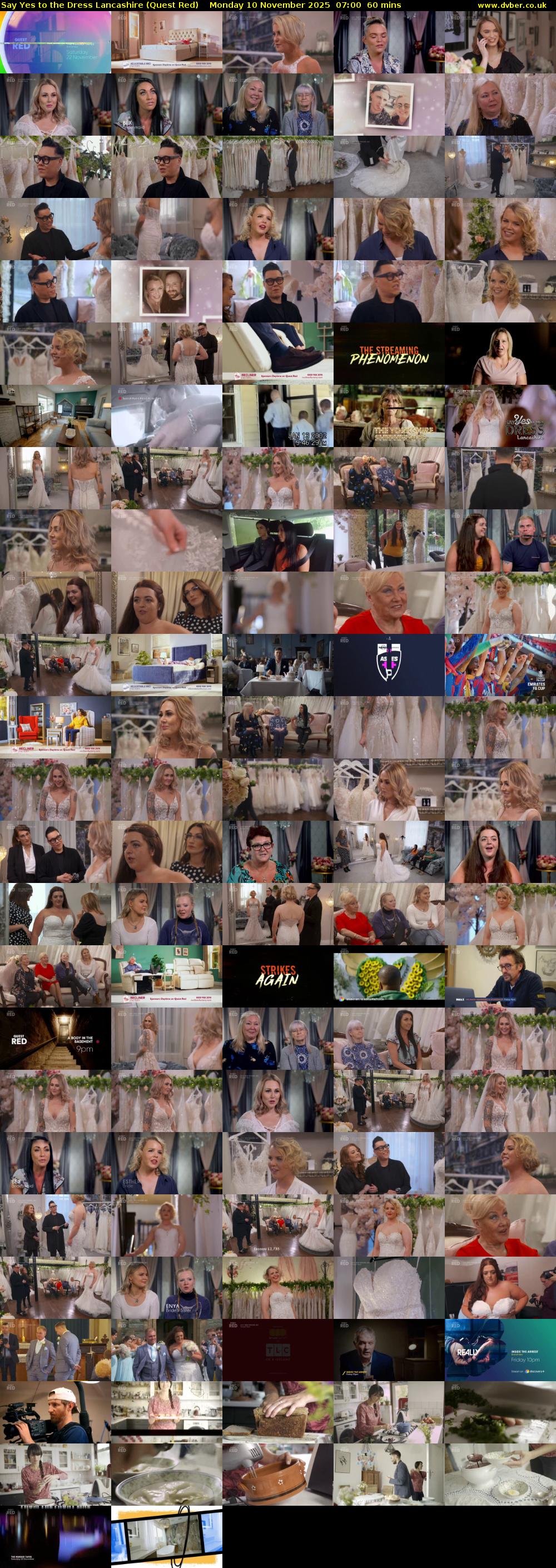 Say Yes to the Dress Lancashire (Quest Red) Monday 10 November 2025 07:00 - 08:00