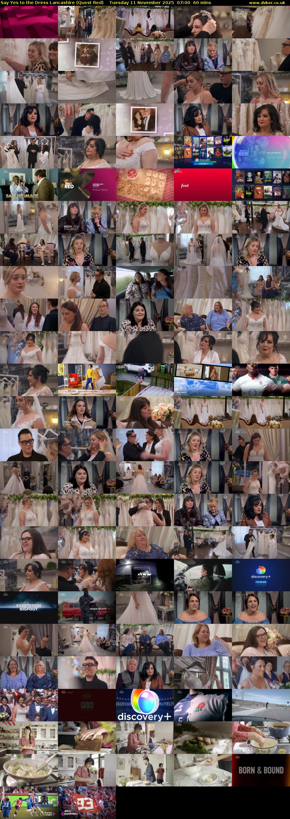 Say Yes to the Dress Lancashire (Quest Red) Tuesday 11 November 2025 07:00 - 08:00