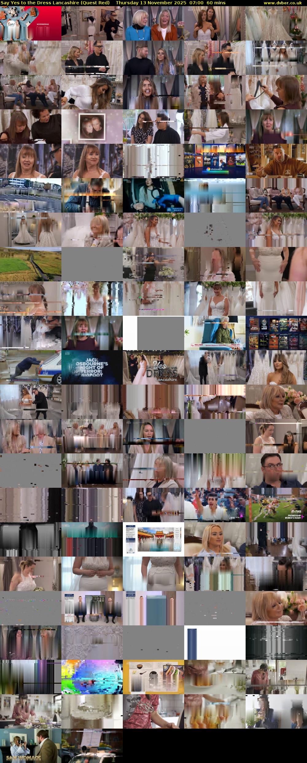 Say Yes to the Dress Lancashire (Quest Red) Thursday 13 November 2025 07:00 - 08:00
