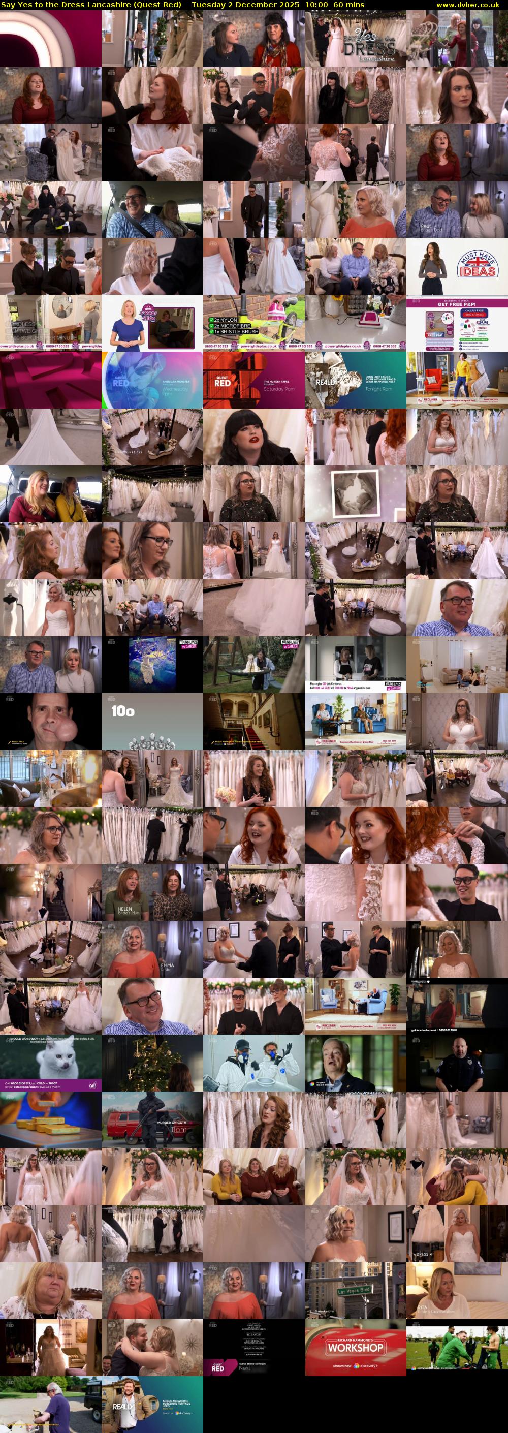 Say Yes to the Dress Lancashire (Quest Red) Tuesday 2 December 2025 10:00 - 11:00