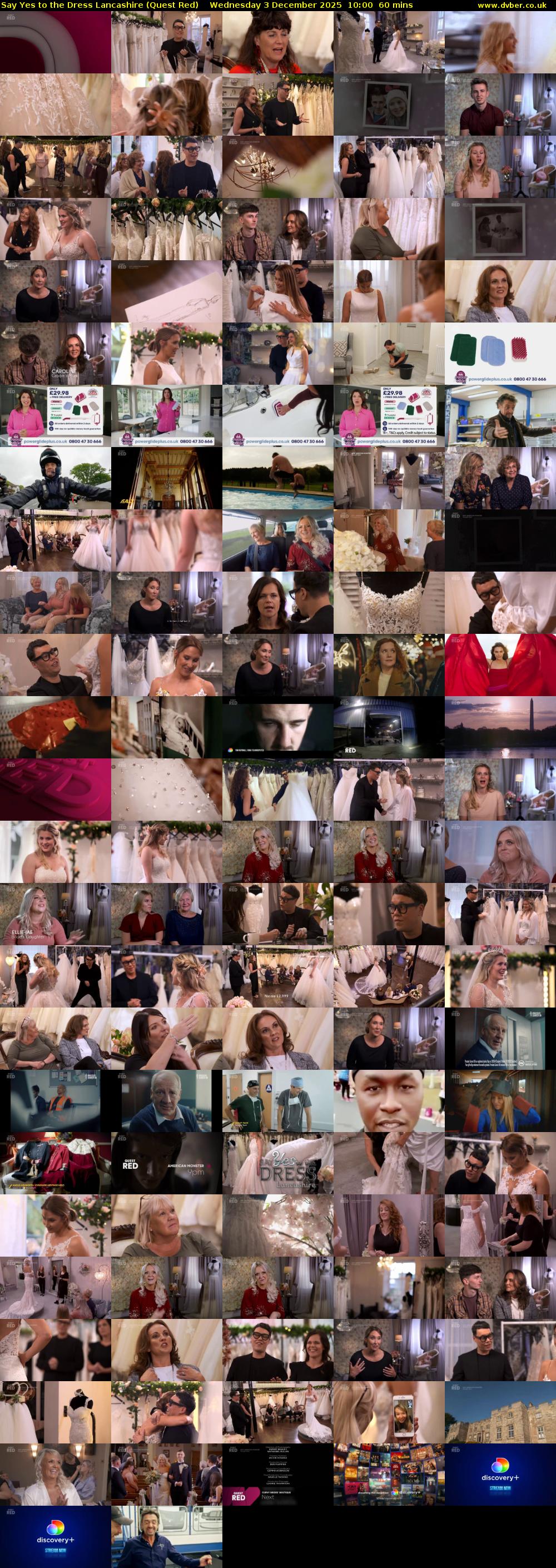 Say Yes to the Dress Lancashire (Quest Red) Wednesday 3 December 2025 10:00 - 11:00