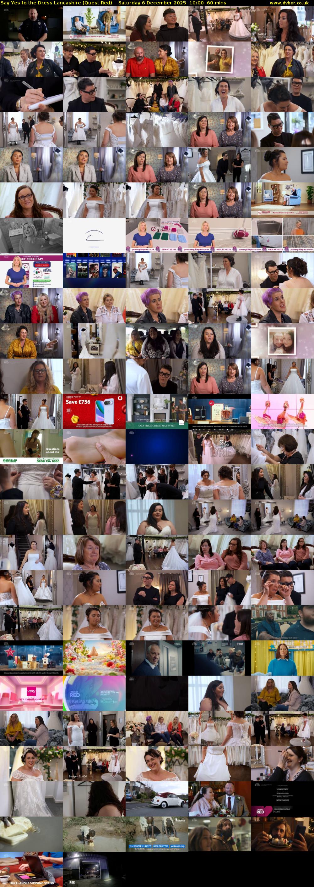 Say Yes to the Dress Lancashire (Quest Red) Saturday 6 December 2025 10:00 - 11:00