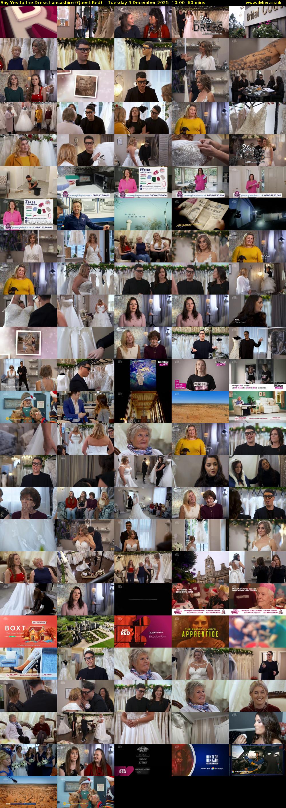 Say Yes to the Dress Lancashire (Quest Red) Tuesday 9 December 2025 10:00 - 11:00