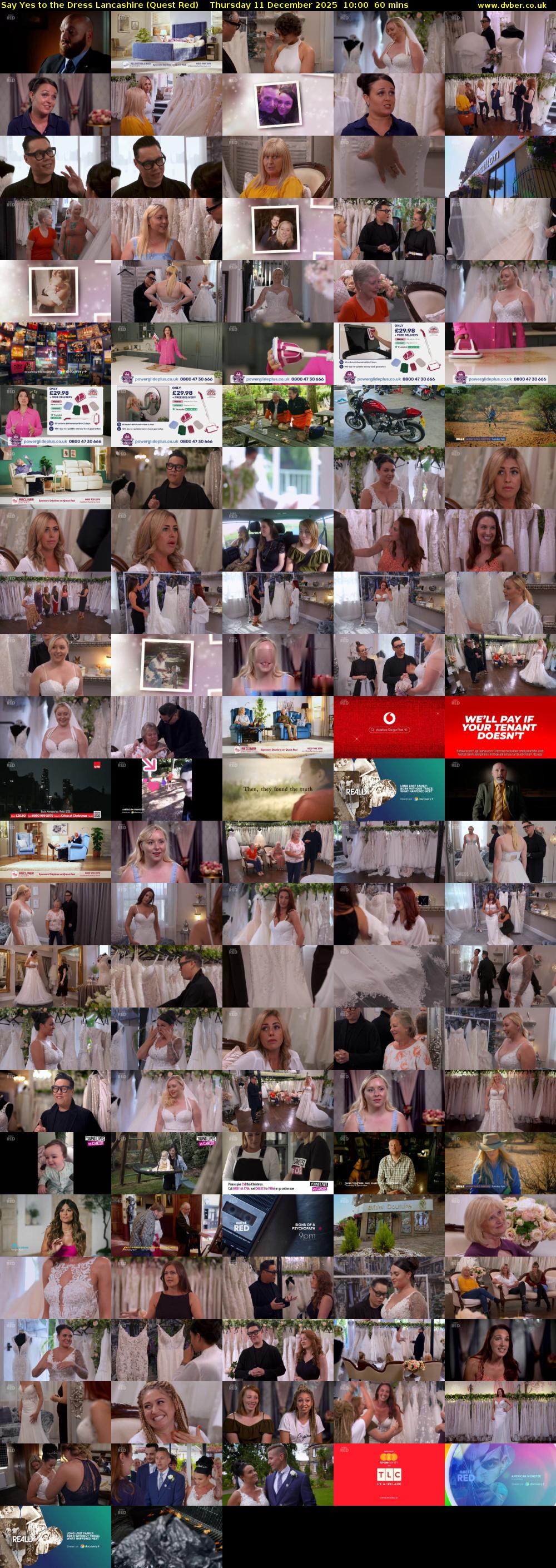 Say Yes to the Dress Lancashire (Quest Red) Thursday 11 December 2025 10:00 - 11:00