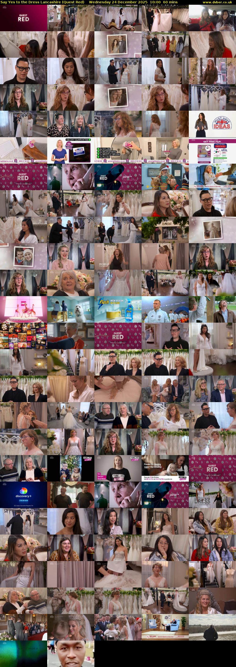 Say Yes to the Dress Lancashire (Quest Red) Wednesday 24 December 2025 10:00 - 11:00
