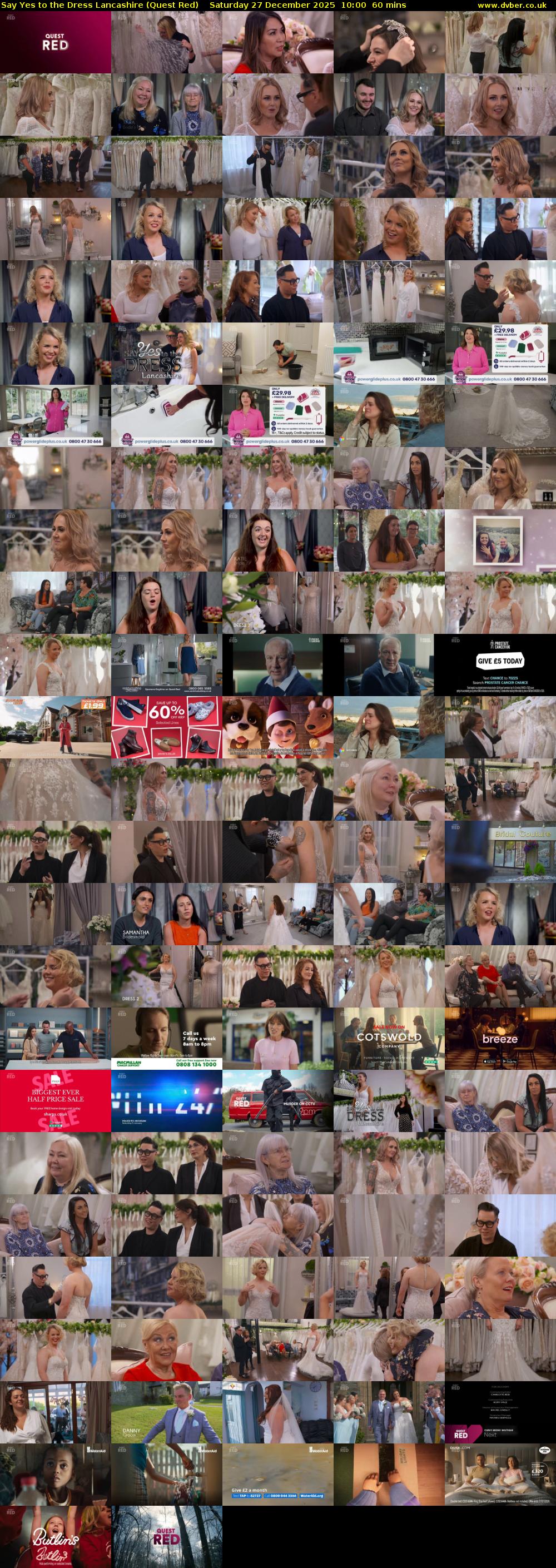 Say Yes to the Dress Lancashire (Quest Red) Saturday 27 December 2025 10:00 - 11:00