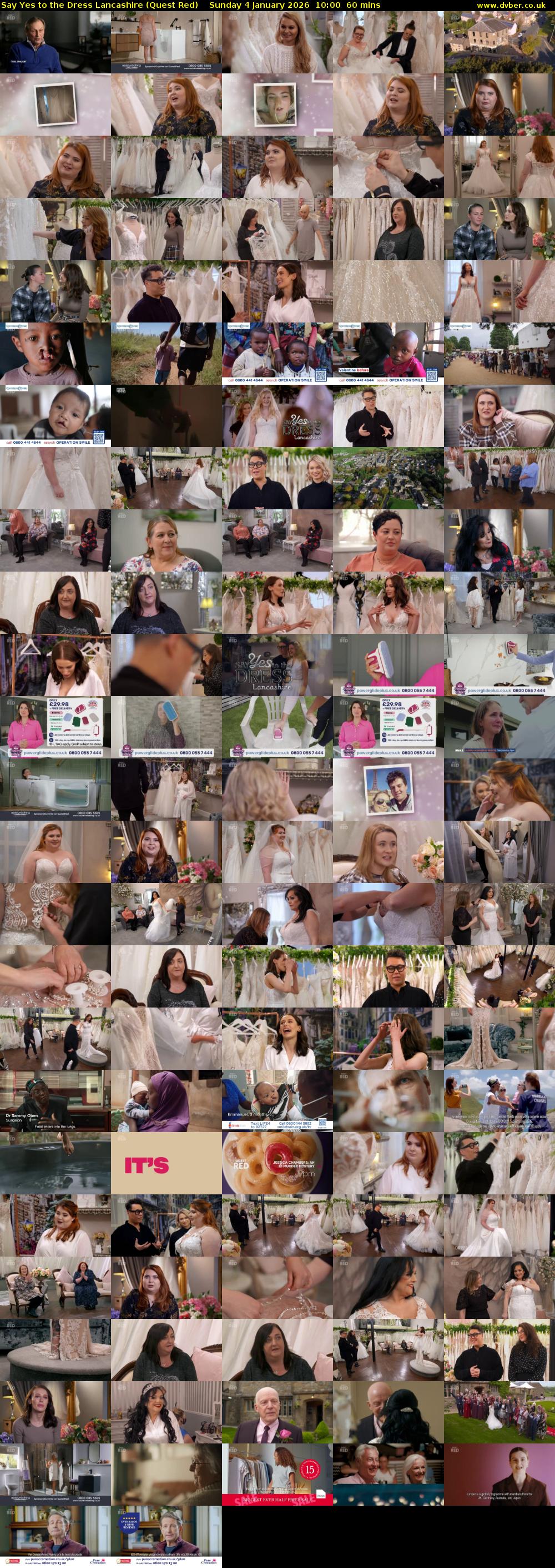 Say Yes to the Dress Lancashire (Quest Red) Sunday 4 January 2026 10:00 - 11:00