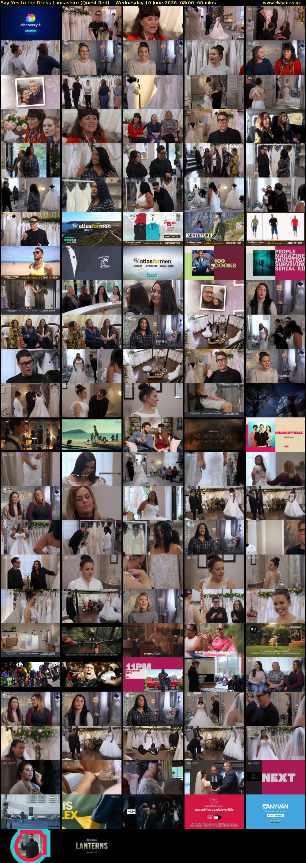 Say Yes to the Dress Lancashire (Quest Red) Wednesday 10 June 2026 08:00 - 09:00