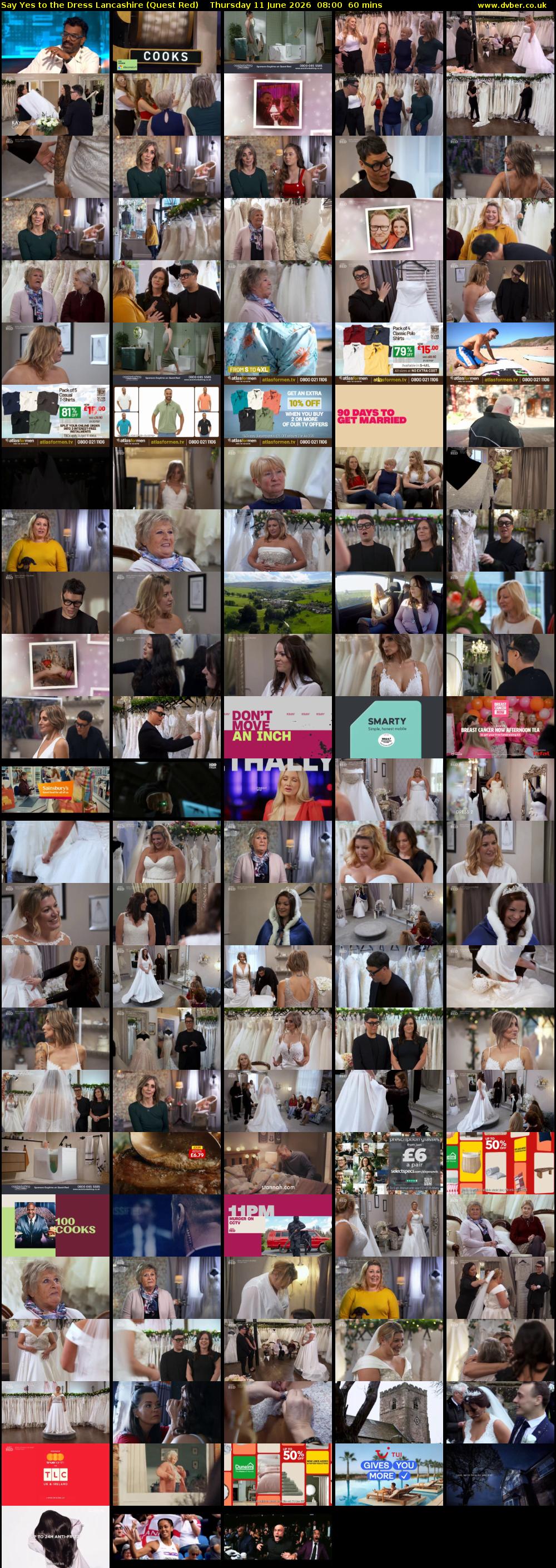 Say Yes to the Dress Lancashire (Quest Red) Thursday 11 June 2026 08:00 - 09:00