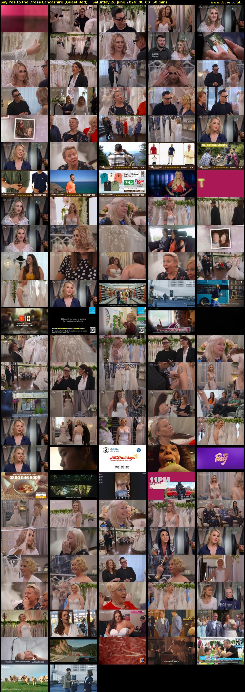 Say Yes to the Dress Lancashire (Quest Red) Saturday 20 June 2026 08:00 - 09:00