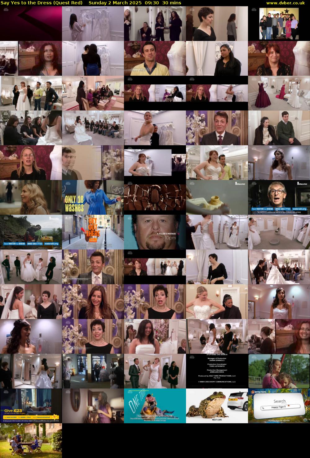 Say Yes to the Dress (Quest Red) Sunday 2 March 2025 09:30 - 10:00