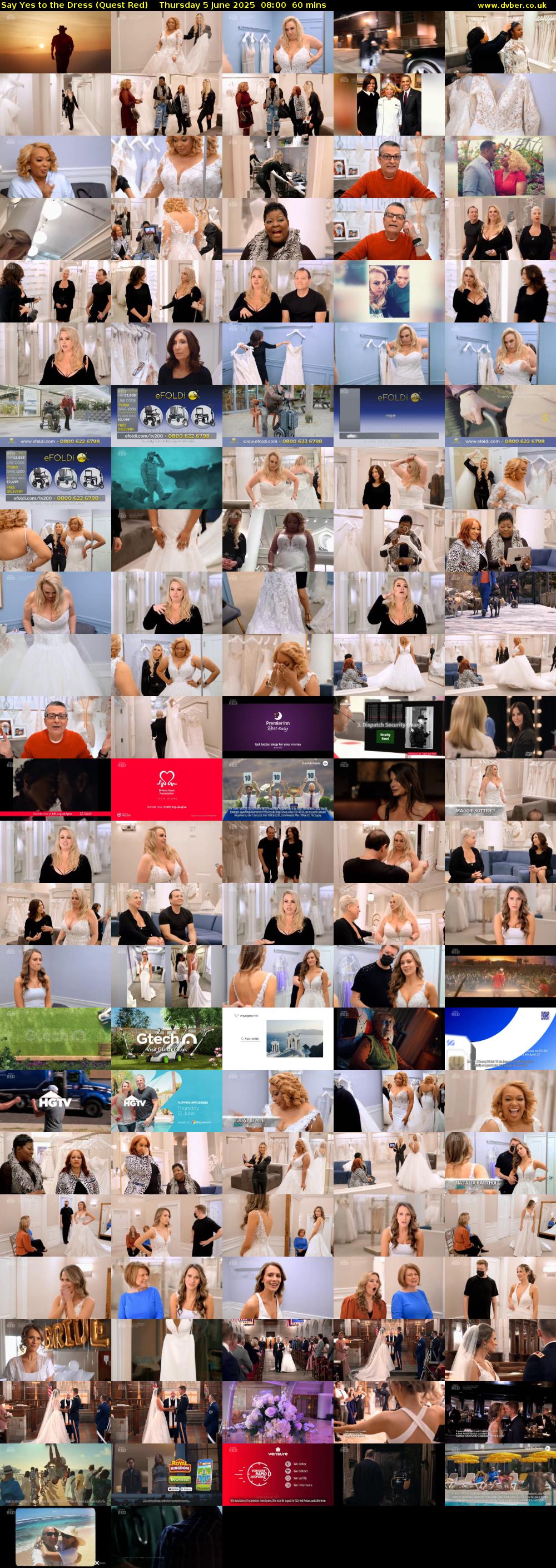 Say Yes to the Dress (Quest Red) Thursday 5 June 2025 08:00 - 09:00