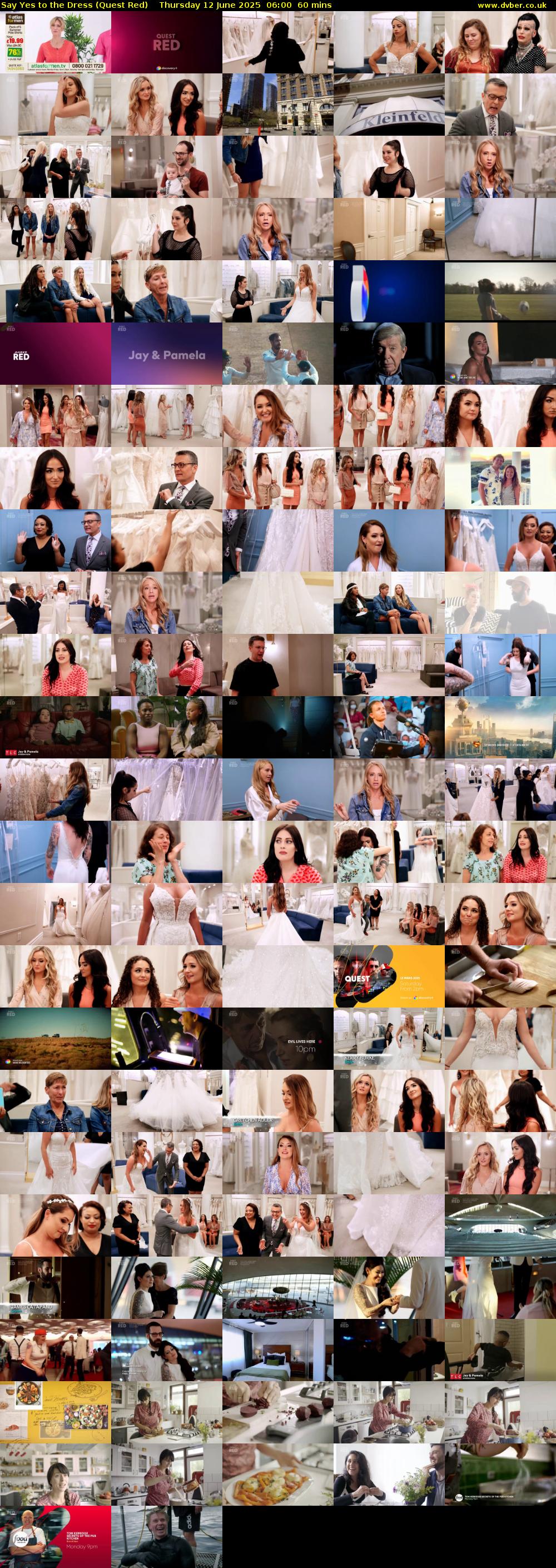 Say Yes to the Dress (Quest Red) Thursday 12 June 2025 06:00 - 07:00