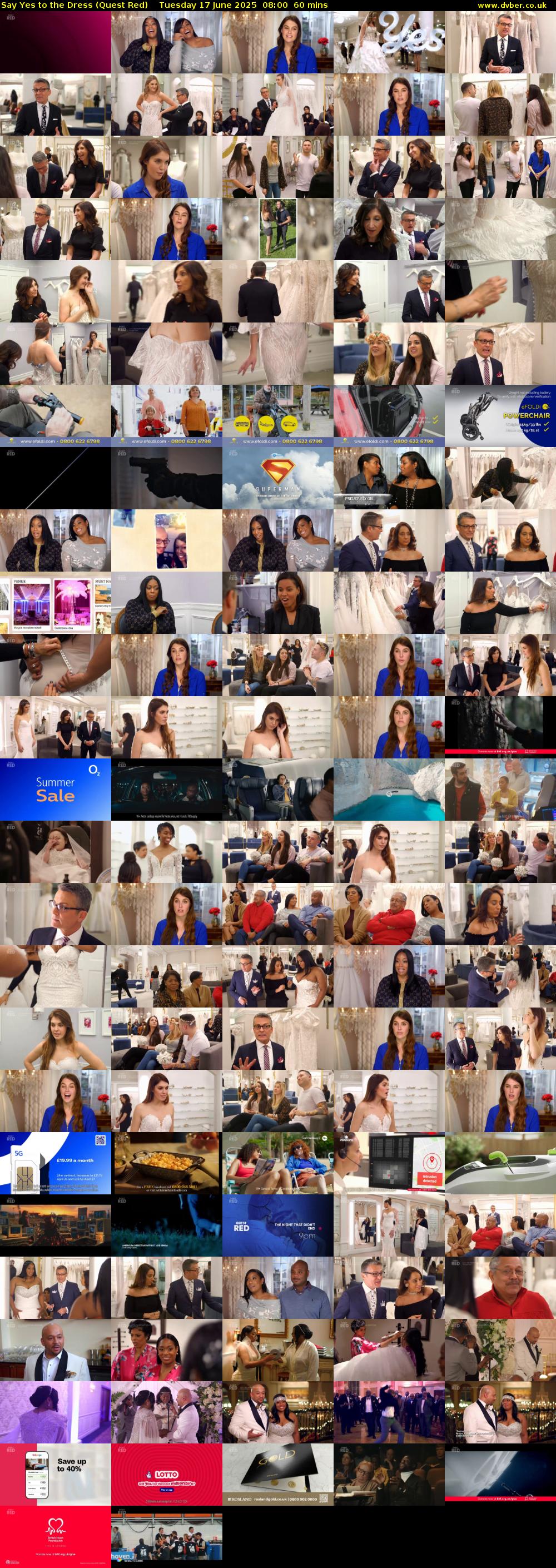 Say Yes to the Dress (Quest Red) Tuesday 17 June 2025 08:00 - 09:00