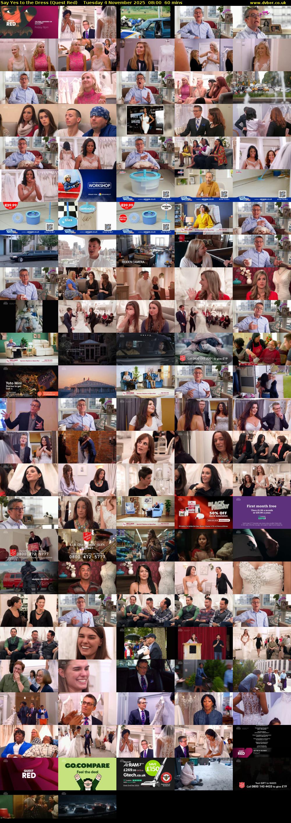 Say Yes to the Dress (Quest Red) Tuesday 4 November 2025 08:00 - 09:00