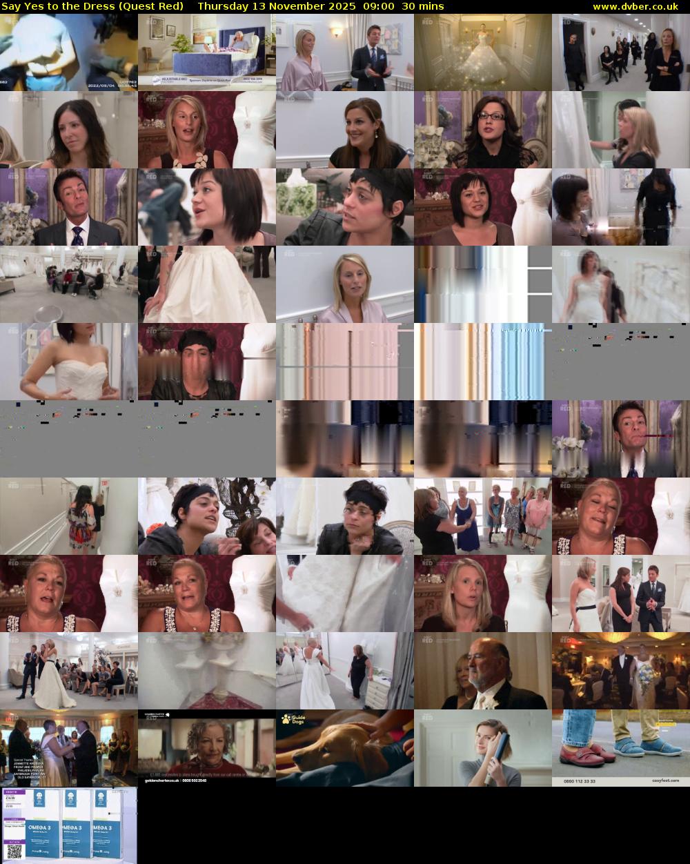 Say Yes to the Dress (Quest Red) Thursday 13 November 2025 09:00 - 09:30