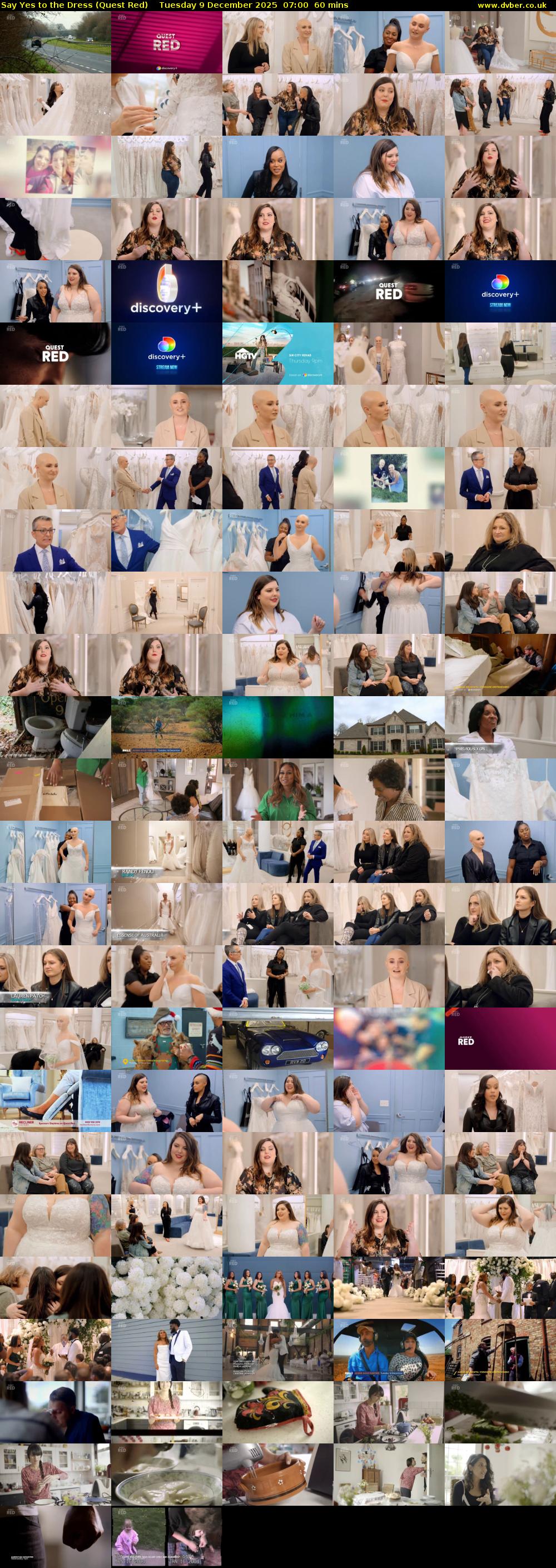 Say Yes to the Dress (Quest Red) Tuesday 9 December 2025 07:00 - 08:00