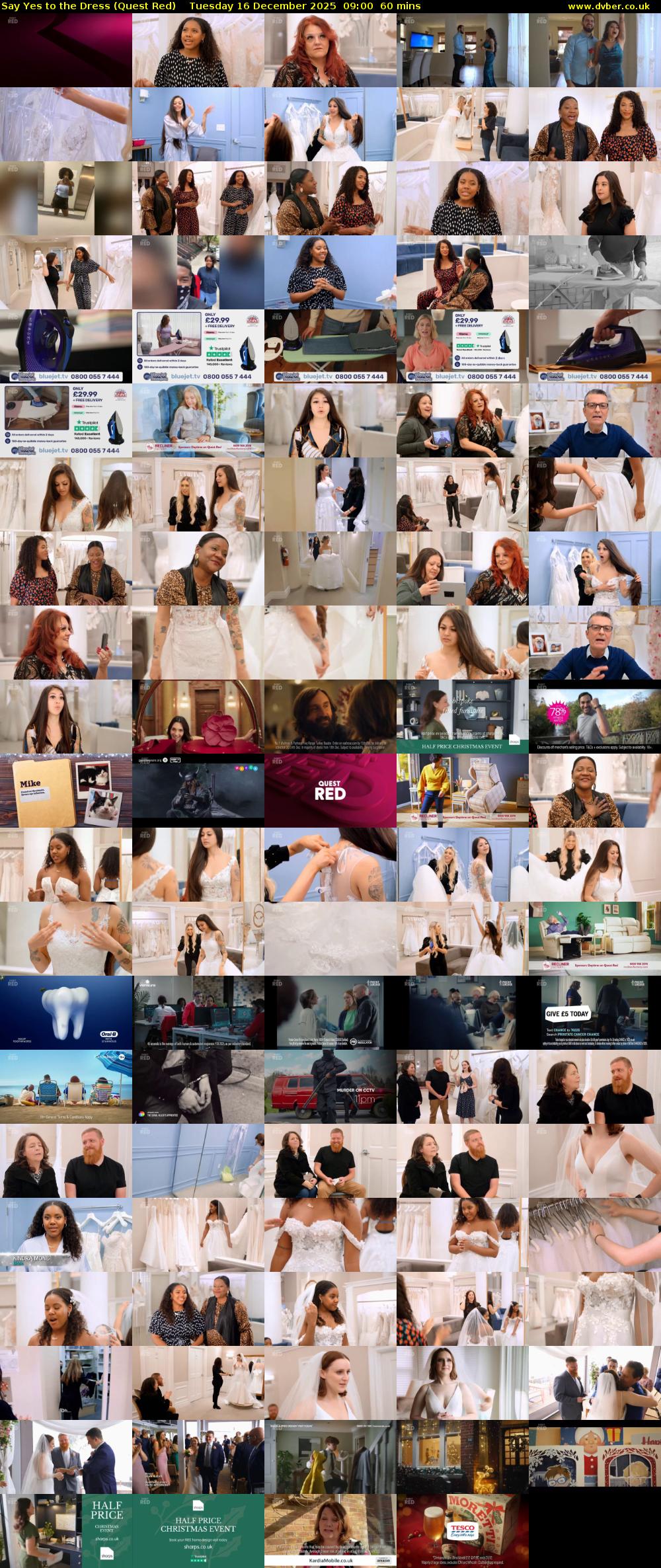 Say Yes to the Dress (Quest Red) Tuesday 16 December 2025 09:00 - 10:00