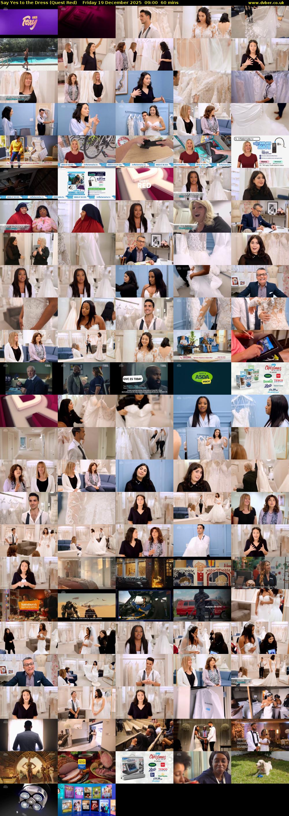 Say Yes to the Dress (Quest Red) Friday 19 December 2025 09:00 - 10:00