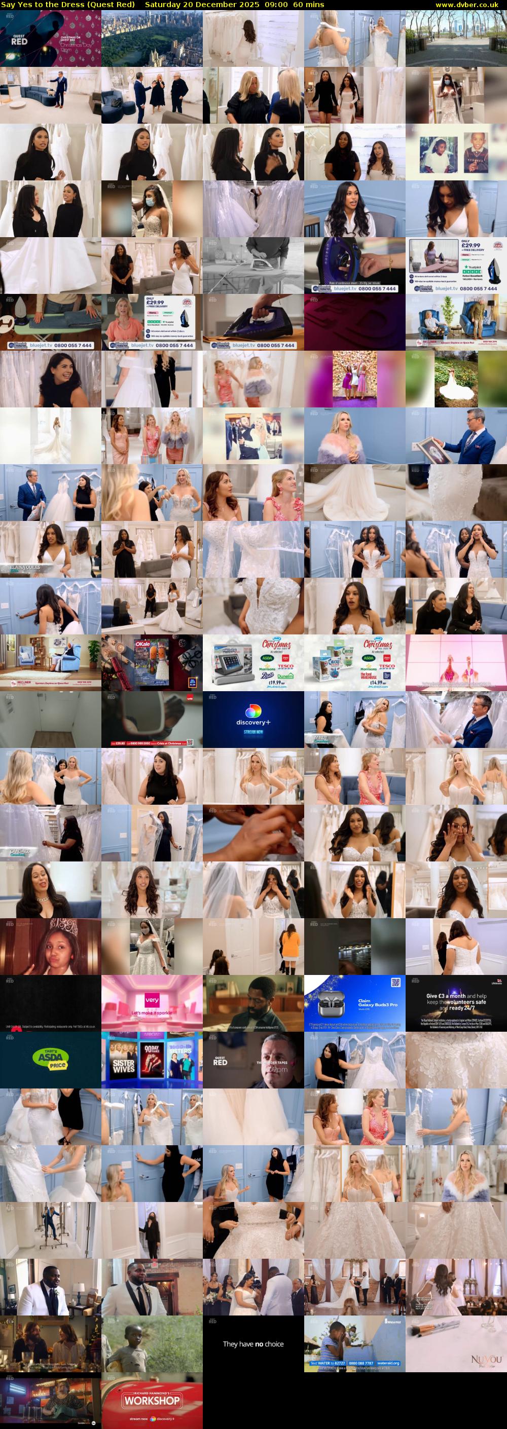 Say Yes to the Dress (Quest Red) Saturday 20 December 2025 09:00 - 10:00