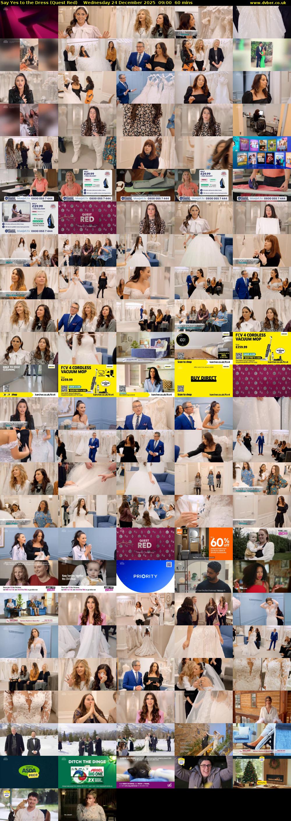 Say Yes to the Dress (Quest Red) Wednesday 24 December 2025 09:00 - 10:00