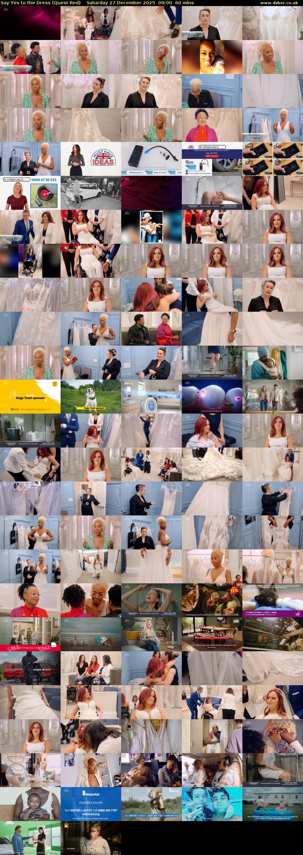 Say Yes to the Dress (Quest Red) Saturday 27 December 2025 09:00 - 10:00