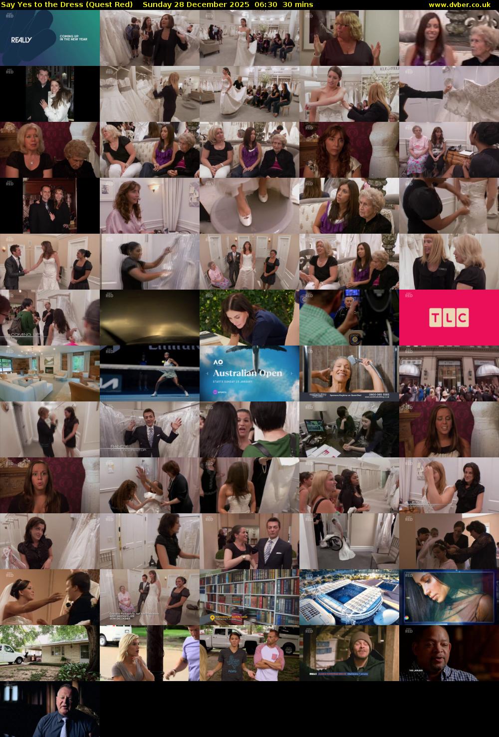 Say Yes to the Dress (Quest Red) Sunday 28 December 2025 06:30 - 07:00